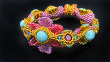 Load image into Gallery viewer, LARIMAR BLOSSOM BRACELET

