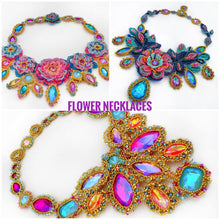 Load image into Gallery viewer, FLOWER NECKLACES (PATTERN)
