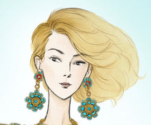 Load image into Gallery viewer, FLOWER EARRINGS
