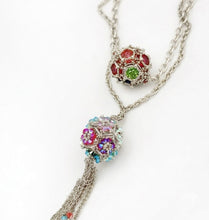 Cargar imagen en el visor de la galería, SPHERE PENDANTS KIT ( 2 PENDANTS CHATON AND BICONES)
